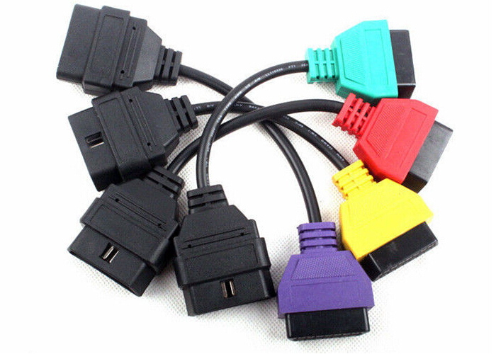 for FIAT ECU Scan Adaptors OBD Diagnostic Cable Four Colors