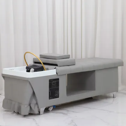 Wholesale Salon Furniture: Electric Shampoo Chair & White Ceramic Washing Bed