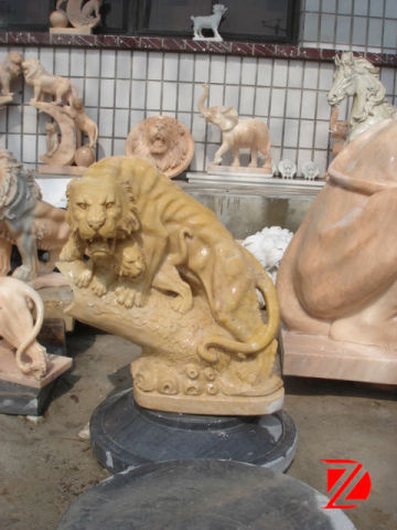 stone tiger sculpture