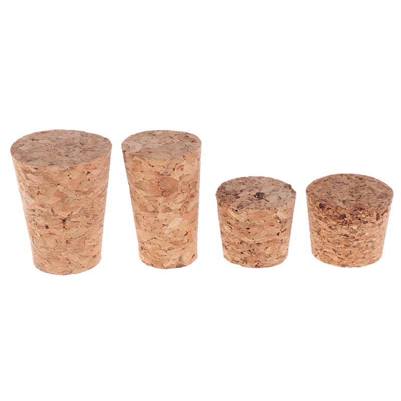 10pcs High Quality Wood Wine Glass Bottle Stopper Kettle Pudding Container Cork Cap Burette Buret Tube Lid 15 Sizes