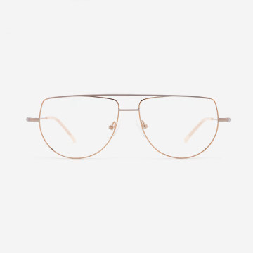 Polygon Aviator Metal Women's Optical Frames