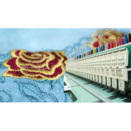 Lace embroidery machine  high quality similar tajima embroidery machine