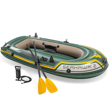 Perahu Fishing PVC 2 -Orang Tiup: Intex Seahawk 2 68347 - 7'9 \ "X 3'9 \" X 1'4 \ "Paddle Oar Motor Mount Fitting