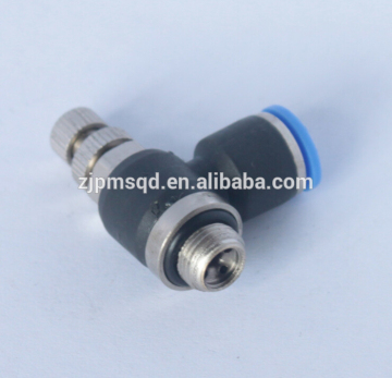 Speed controller with O-Ring G thread pneumatic pneumatic fitting,push in fitting ,air fitting