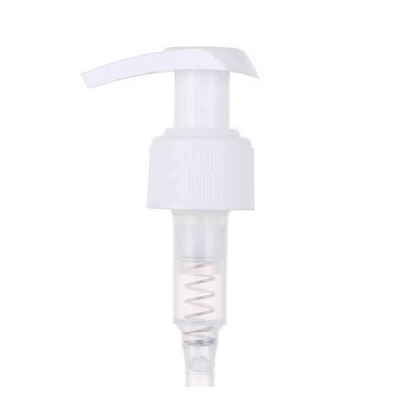 Emballage de crème cosmétique 28/410 24/410 Lavage à main Bouteille de verrouillage en plastique Clip à ressort Pumple de lotion Pompe pour l'homme