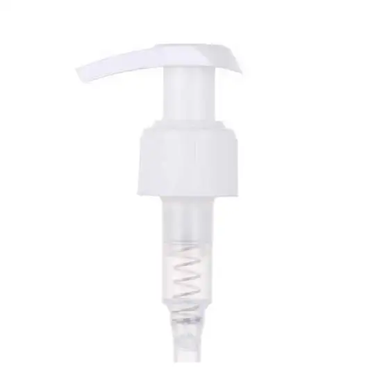 cosmetic cream packaging 28/410 24/410 hand wash bottle plastic lock clip spring lotion pump dispenser for man
