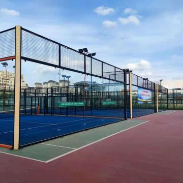 outdoor artificial grass padel tennis court flooring