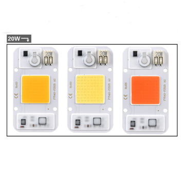 مصابيح LED ذات محطة عالية للطاقة - 110 فولت/220 فولت ، 20W/30W/50W رقائق خبز الطيف الكامل