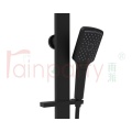 Matte black shower set with Multi Functional Handheld