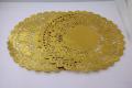 12inch Gold Foil Metallic Round Paper Doilies