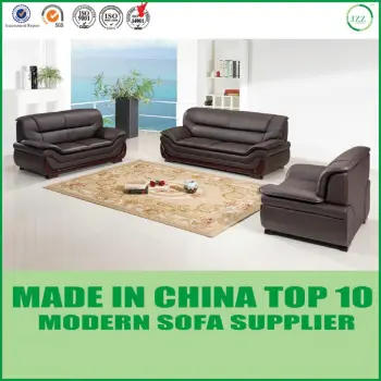 Modern Living Room 1+2+3 Leather Sofa