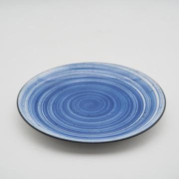 Luxe handgeschilderde stijl Blue Ceramic Dinnery Porselein Dinner Set