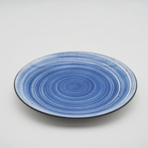 Set di pinne in porcellana in ceramica blu di lusso in stile blu