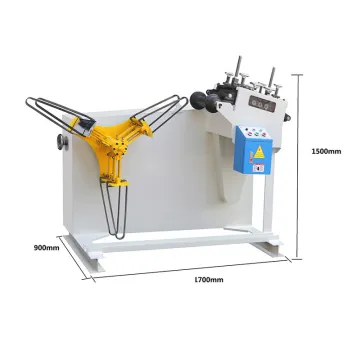2-in-1 Metal Coiling Flattening Machine: Straightening and Uncoiler