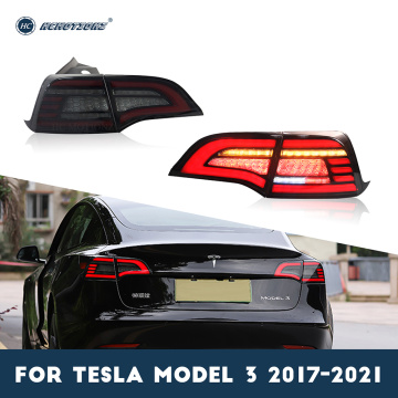 Luces traseras de automóvil Hcmotionz para Tesla Model 3 Modelo Y 2017-2021