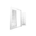 Tie-on-tie PVC plantation shutters