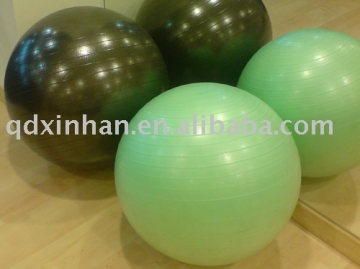 Anti-burst gym ball