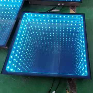 50*50cm 3D Mirror LED Dance Floor with Stage Lighting Disco Effects