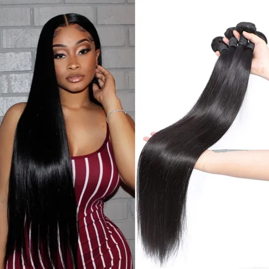 Cheap Wholesale Mink Straight Brazilian Remy Human Hair Bundle Extension Cuticle Aligned Virgin Human Hair Products For Women