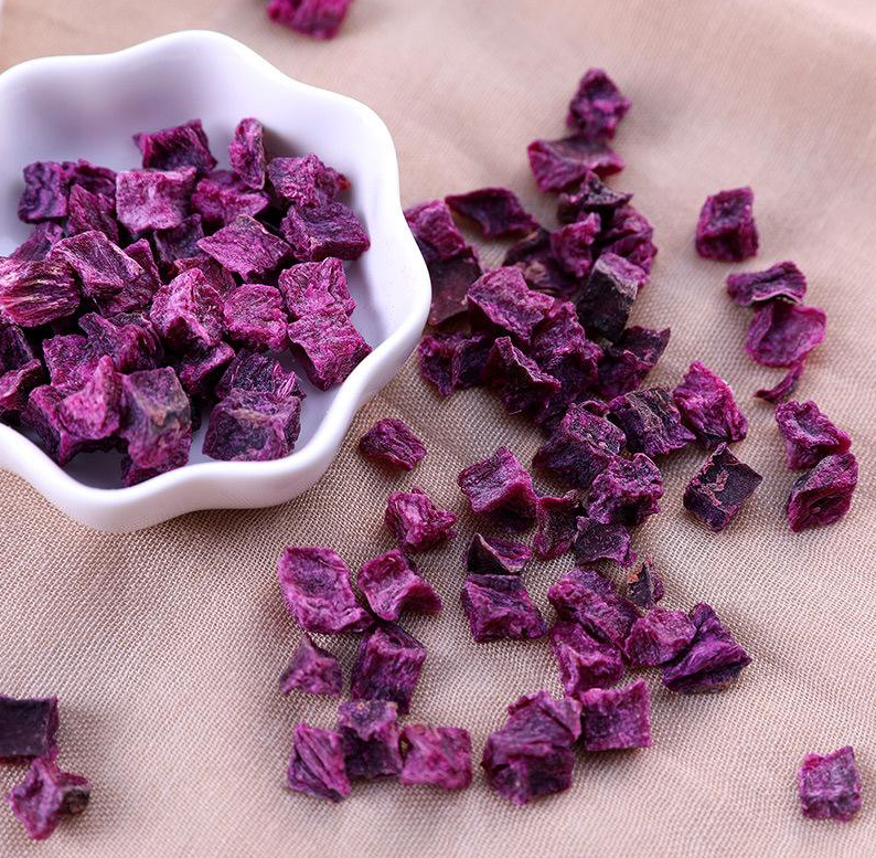 Dehydrated purple potato