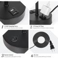 Lampes de table de chevet avec 2 ports de chargement USB