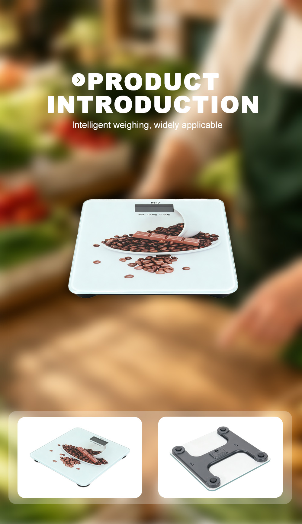 YHD‑2007 Coffee Print Body Scale X