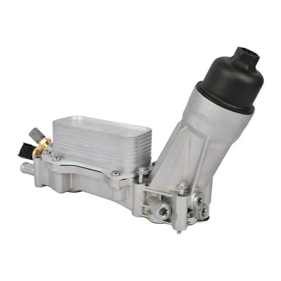 Aluminum Oil Cooler Filter Adapter Housing for Jeep Chrysler Dodge 3.6 (2014-17) - 68105583AF/AA/AB/AC