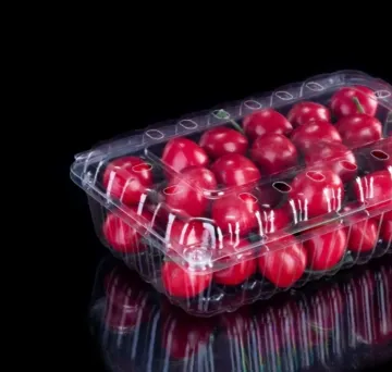 RPET plastic fruit preservation box wholesale