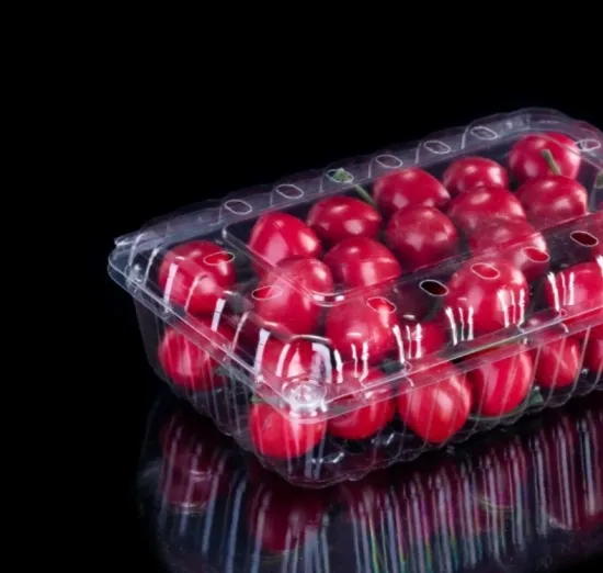 RPET plastic fruit preservation box wholesale