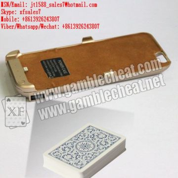 XF camera of charger case for iPhone 6 mobile phone for poker analyzer / Poker Change Devices / bluetooth earpiece / mini camera