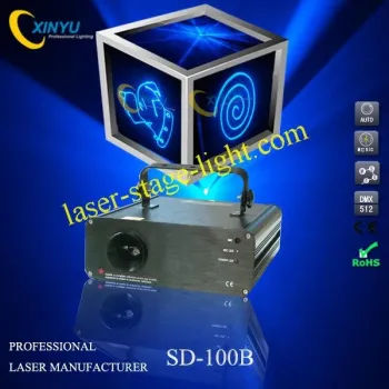 Sd-100b Blue Animation Sd Card Laser Light