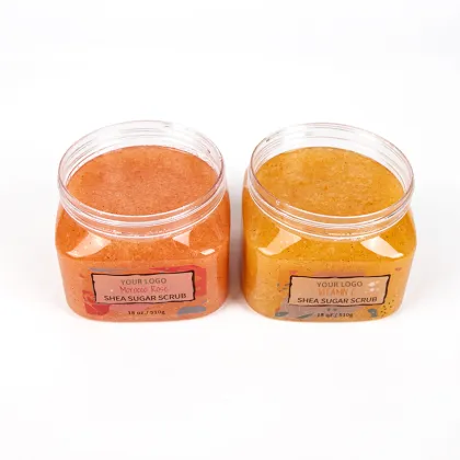 Vitamin C Salt Cream Shea Sugar Body Scrub