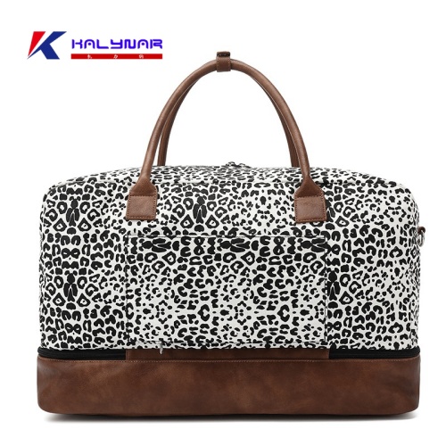 Design Leopard Graffiti Ladies Travel Duffel Bag Ladides