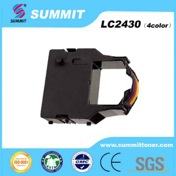 High quality Star compatible typewriter ribbon with LC2430(4-color)