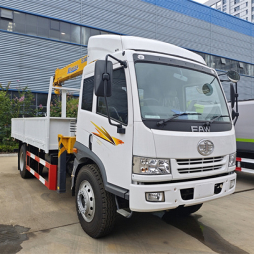 Faw 5ton telescópica Boom Truck Monted Crane