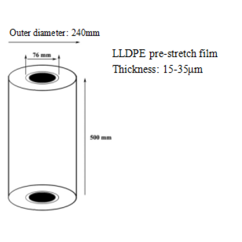 LLDPE Film High Ratio Pre-Stretch Wrapper