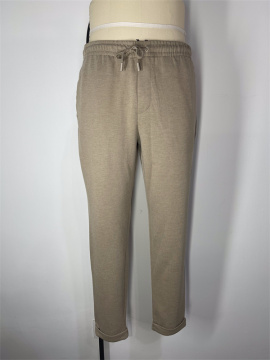 Solid color slim fit small foot Harlan pants
