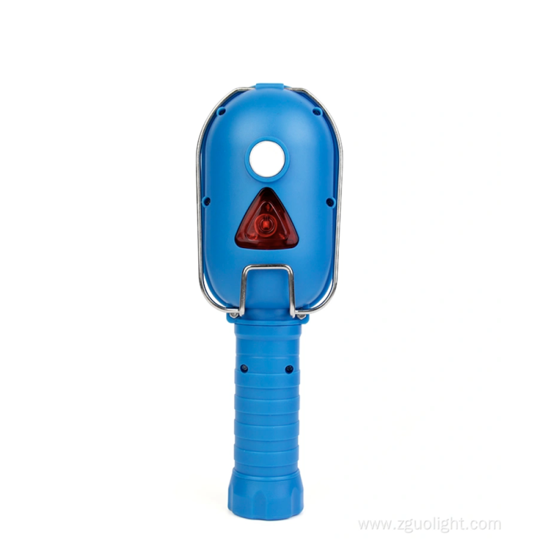 Working Flashlight Magnetic Iron Hook Clip Emergency Light