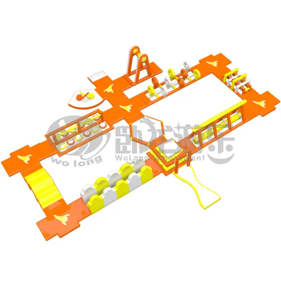 Inflatable Floating Water Obstacle Course Water Park Games for water game