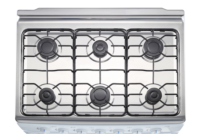 Stainless Steel FreeStanding 6-Burners Gas Oven