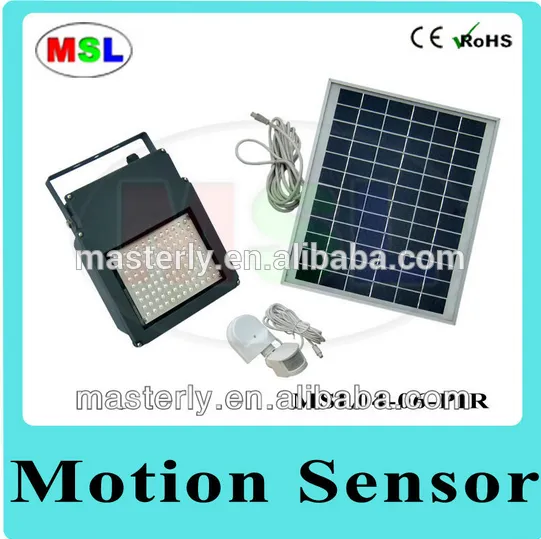 108 LED solar flood light with PIR motion sensor/led outdoor solar light/led solar outdoor light with timer