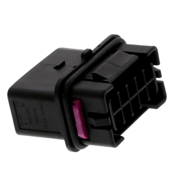 10 Pin amp Automotive Car Waterproof Male Connector - Black Headlamp Electrical Wire Plug
