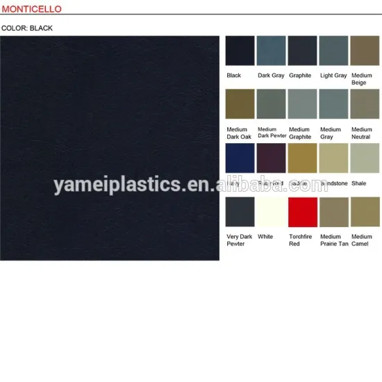 MONTICELLO pvc vinyl fabric for car seat upholstery