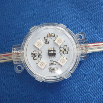 40mm 6pcs SMD5050 DMX RGB LED pixel, UCS2903, 24V DC, CE, RoHS