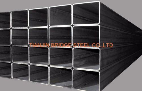 Astm A500 Square Hollow Section Steel Tube, Q235 / Q345 Rectangular Steel Pipe