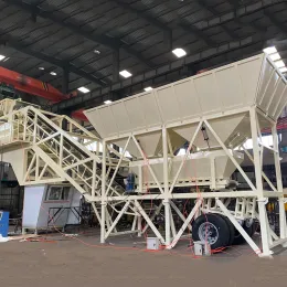 Top Equipment HZS60-90 Mobile Concrete Batching Plant