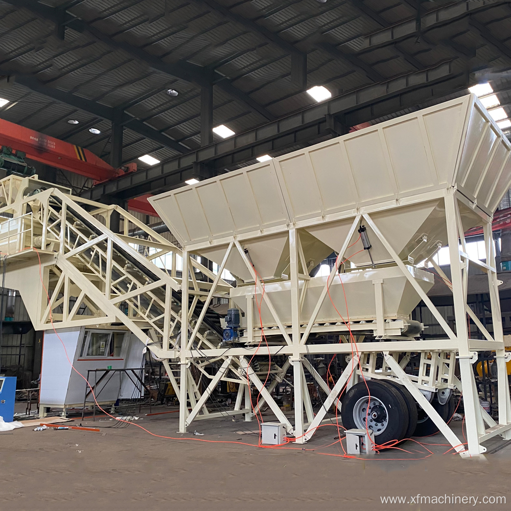 Top equipment HZS60-90 concrete batching plant