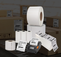 Etiquetas de papel térmico personalizados 50x25 60x40