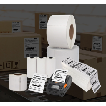 Custom Thermal Paper Labels 50x25 60x40