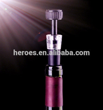 Bar accessory silicone rubber wine bottle stopper